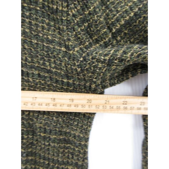 VINTAGE Sweater Large Lambs Wool Orlon Domino Pullover 70s Preppy * - Picture 5 of 13